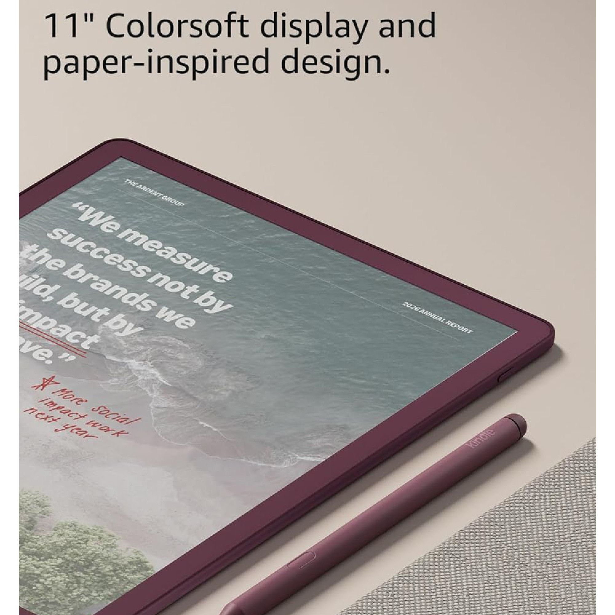 Електронна книга Amazon Kindle Scribe Colorsoft 64 GB Color: Fig